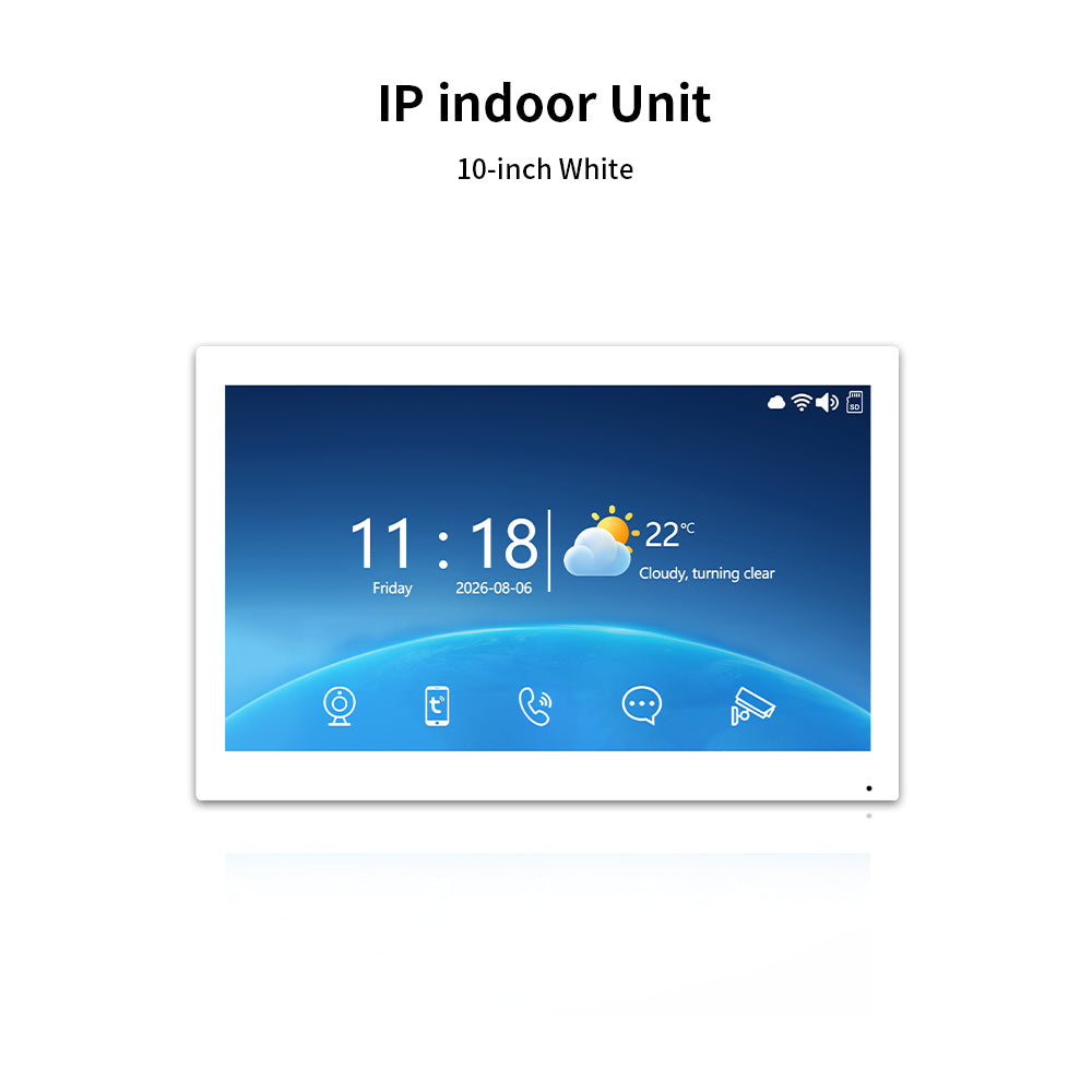 Anjielo IP Video Intercom System with AI Face Recognition, Tuya Smart WiFi, 5-in-1 Unlock, 1080P HD Night Vision & Multi-Story Villa Access Control for Apartment & Building Security