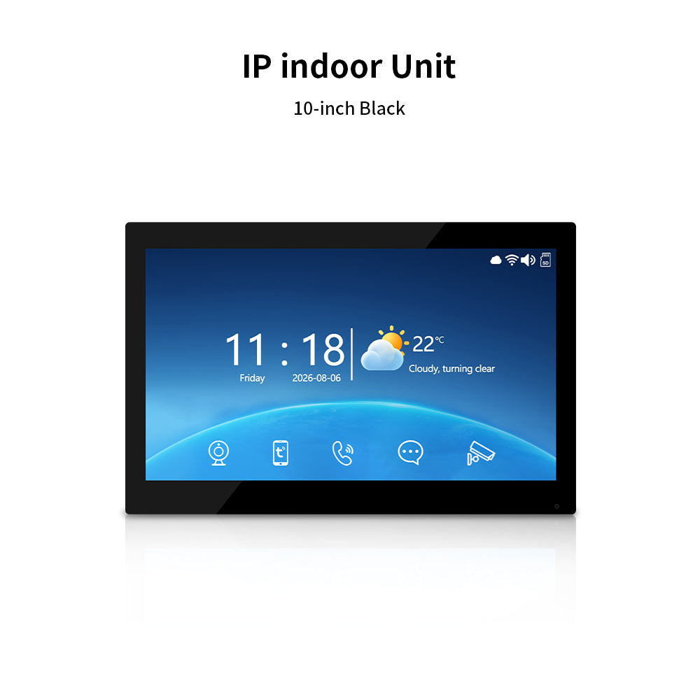 Anjielo IP Video Intercom System with AI Face Recognition, Tuya Smart WiFi, 5-in-1 Unlock, 1080P HD Night Vision & Multi-Story Villa Access Control for Apartment & Building Security