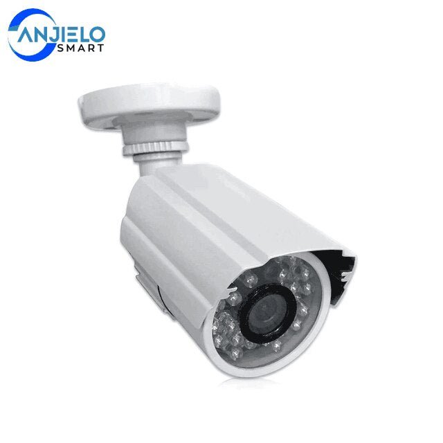 1200TVl CCTV Analog surveillance 3.6mm Lens camera IR Light Bullet Waterproof Outdoor Security Camera + Power Adapter - Zhongshan Anjielo Smart Technology Co., Ltd