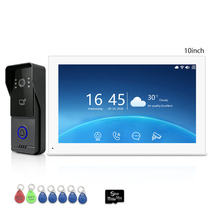 Two-Wire Video Intercom System with Tuya Smart App, 7"/10" Touch Screen, 1080P HD & IP65 Waterproof Doorbell