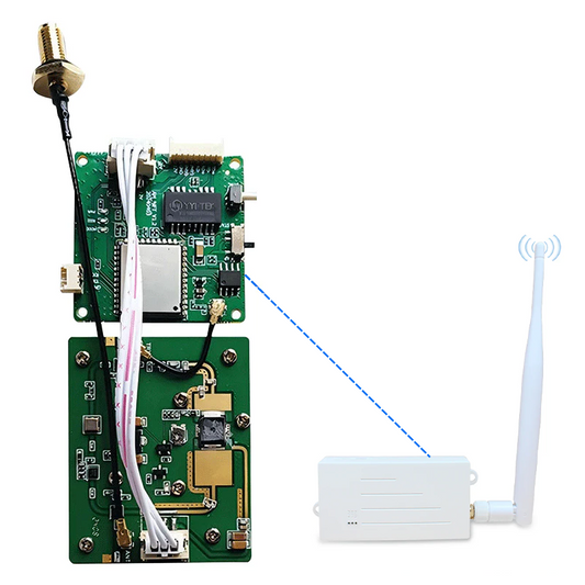 Anjielo WiFi HaLow 2W power amplifier graphics integrated module, plug and play designed for drone and robot graphics transmission