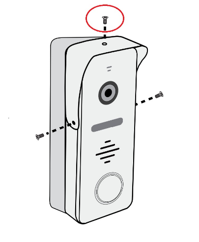 Anjielo Doorbell Screw KM2.5X4MM flat head machine screws, silver, stainless steel