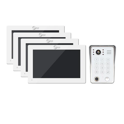 1080P Tuya Smart WiF Video Door phone Doorbell Camera with RFID Card unlcok Fingerprint and Passcode unlock for the Apartment Intercom System for Home Villa