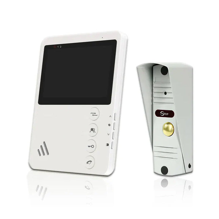 4.3 Inch Monitor Wired Door Phone Metal Doorbell Video Intercom System for Home Apartment Waterproof Night Vision