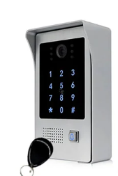 Video Door Phone IP Door Bell 1.0 MP with POE High Resolution Outside Doorbell Call Panel IP65 Waterproof Support Password+Swipe