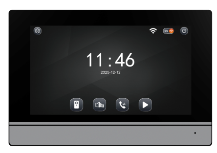 Anjielo Smart Single Video Doorbell Intercom Video Doorphone 7/10 Inch Touch Screen need to use with Video Doorbell 64218/64202BC/60010