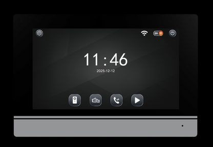 Anjielo Smart Single Video Doorbell Intercom Video Doorphone 7/10 Inch Touch Screen need to use with Video Doorbell 64218/64202BC/60010