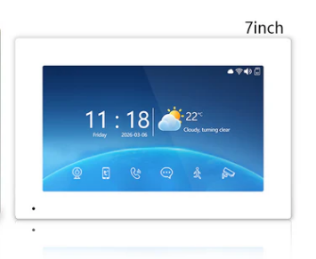 ANJIELO Smart Video intercom Video Single 7/10 Inch Monitor with Photo Frame Motion Detection need to Use With 64218/64202/64206/64206IC Doorbell