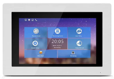 Anjielo Smart 7 Inch Smart Single Monitor need to compatible with outdoor unit for Apartment and Villa