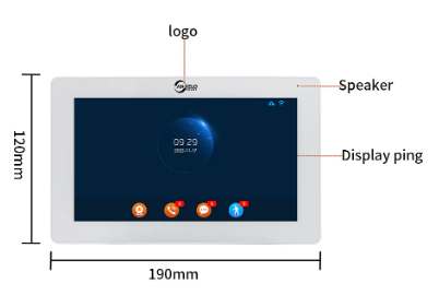 Anjielo 2-Wire Door Entry Video Intercom System - 1080P 7/10 inch monitor 2-Way Audio Easy Installation for Household