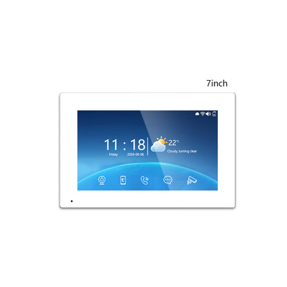Anjielo IP Video Intercom System with High-Definition Large Screen & Infrared Night Vision Fill Light – Tuya App, 7/10.1-Inch Touch Screen, RFID Unlock for Multi-Story Villas