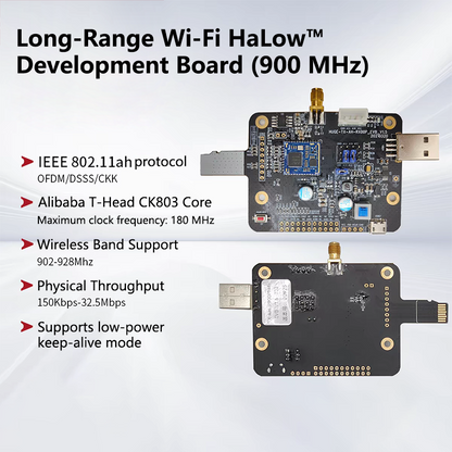 Anjielo Wi-Fi HaLow™-TXW8301 Long-Range AH Development Board — 900 MHz