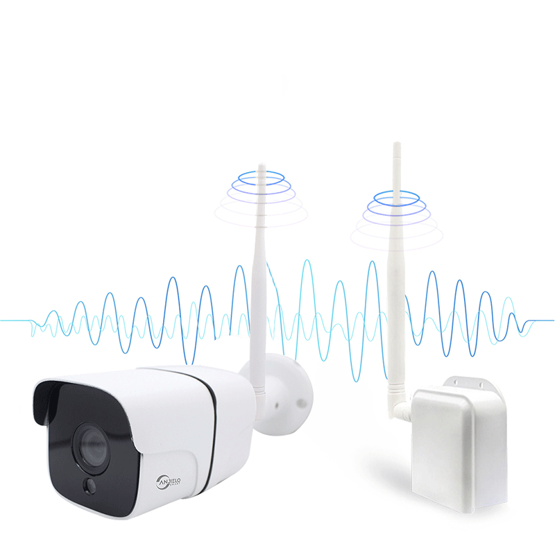 5MP WIFI HaLow IP Camera Weatherproof Home Farm Pier Long Distance Signal Transmission Motion Detection Wireless Bridge IP Camera