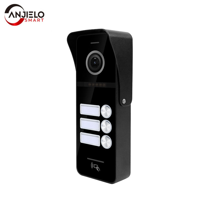 ANJIELOSMART  Tuya 7 inch VideoDoorbell Intercom System Access Control Camera Smart security device Family Apartment Electric Lock