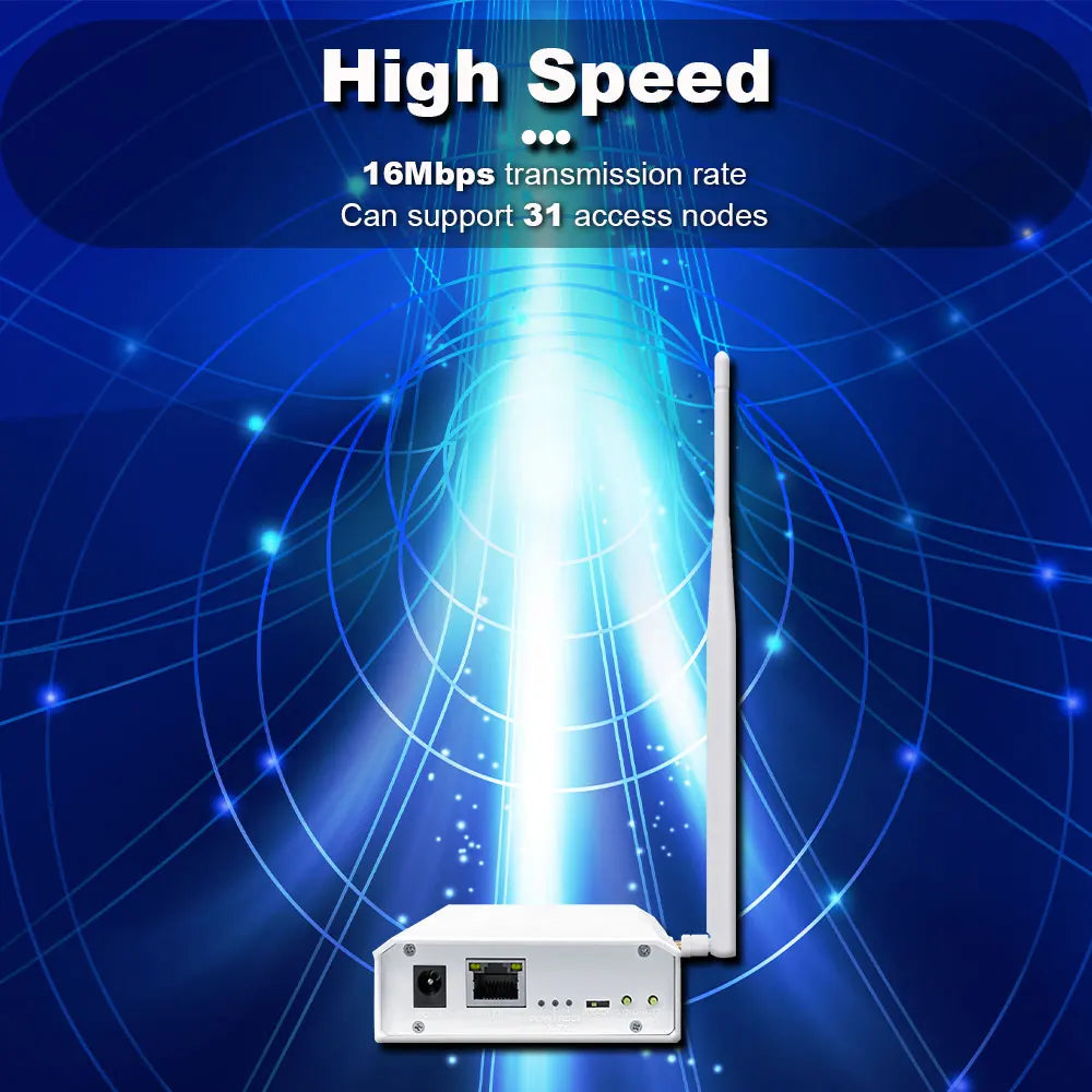 2024 New Wifi Halow Wireless Bridge Enhanced Version for 3km Long Distance Transmission Faster Speed and Stronger Penetration