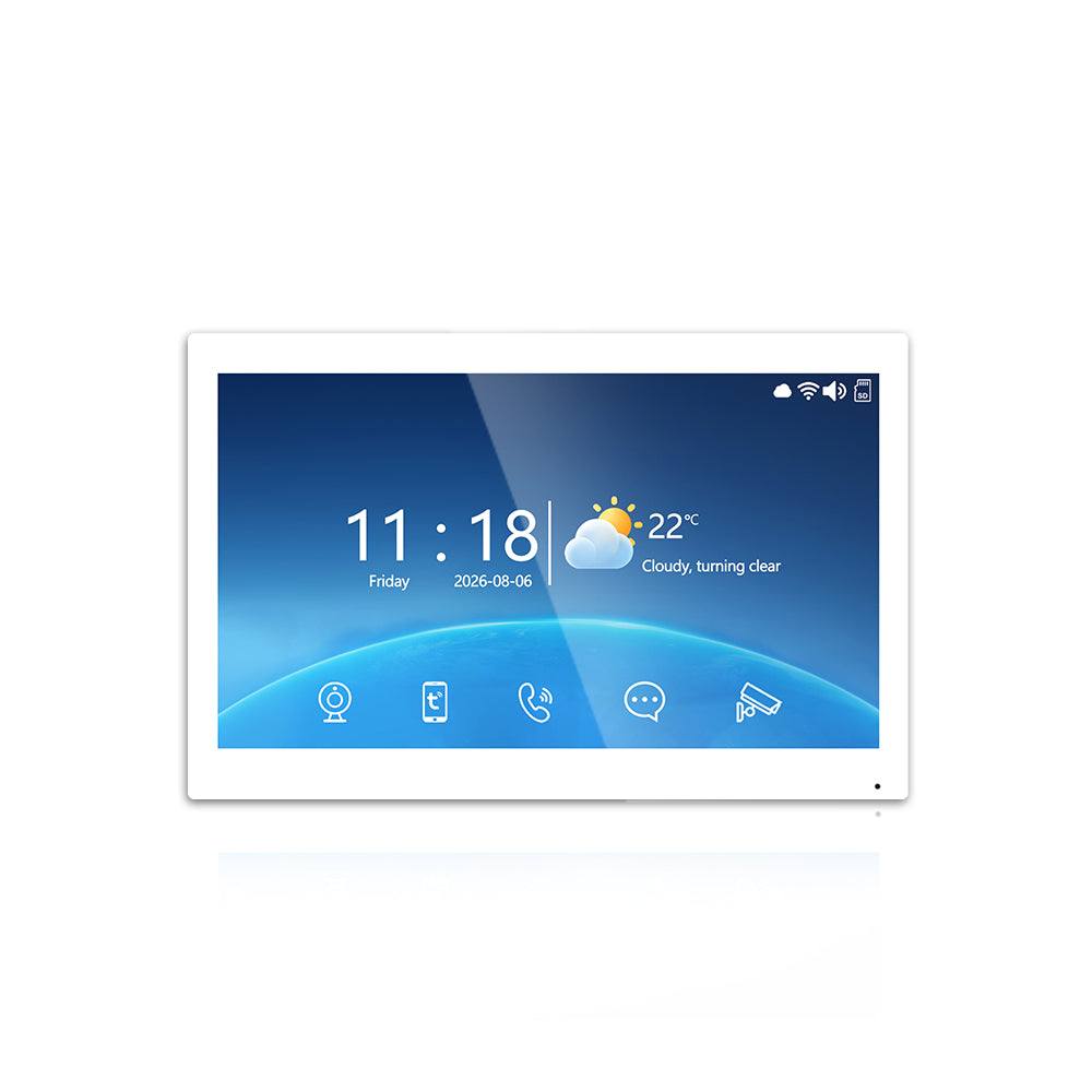 Anjielo IP HD Video Intercom System with Tuya App – 7/10.1-Inch Touch Screen, AHD 2.0MP Camera, RFID Unlock for Villa & Apartment