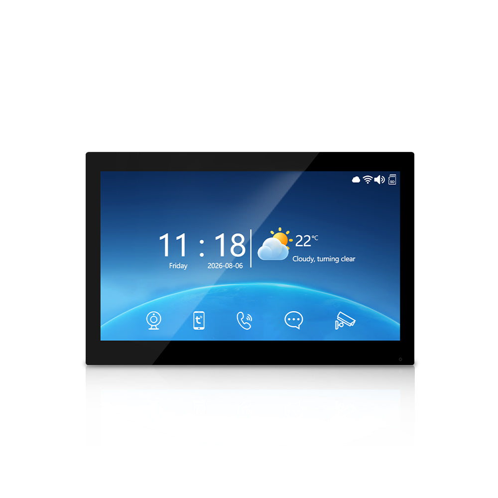 Anjielo IP HD Video Intercom System with Tuya App – 7/10.1-Inch Touch Screen, AHD 2.0MP Camera, RFID Unlock for Villa & Apartment