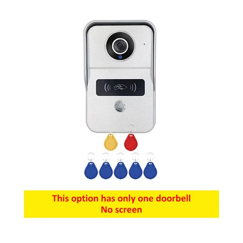 2MP 1080P 10-Inch IP Video Intercom Touch Screen Big Tuya Wireless