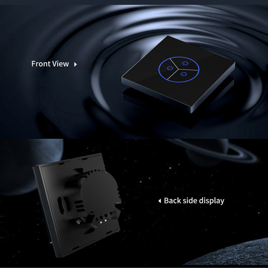 Tuya WiFi Smart Wall Switch 1/2/3 Gang Touch intelligent Touch Sensor LED Light Switches Smart Home