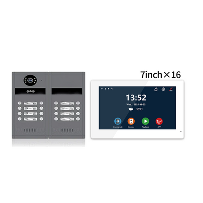 Anjielo Smart 7/10-Inch 6-24 Household Tuya Smart Video Doorbell Metal Doorbell Video Intercom System Suitable For Multi-Family