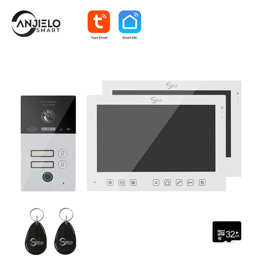 7" WIFI Video Intercom For Apartment 1080P Video Doorphone Call 1/2/3 Floor WIFI Door Bell Tuya Video Intercom For Home