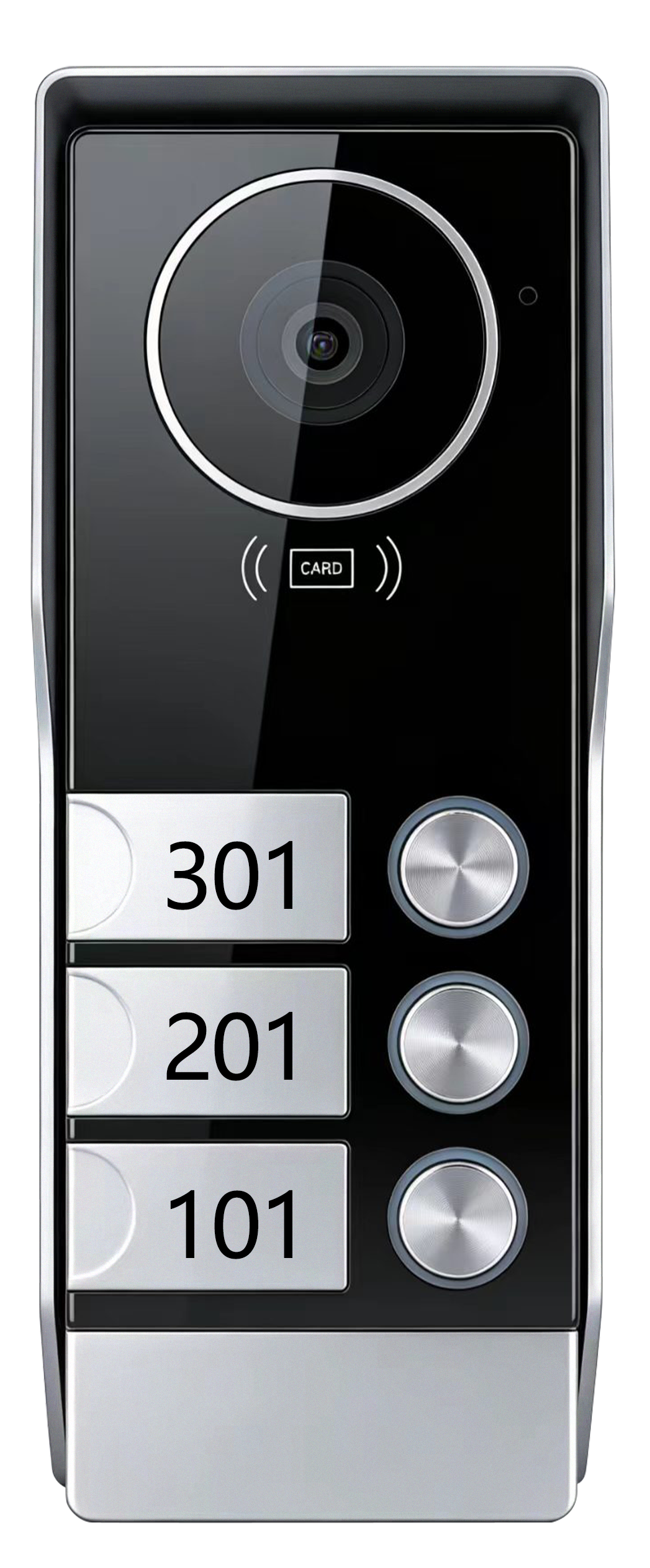 ANJIELO 2 Wire 1080P Video Intercom System with Wide Angle Waterproof IP65 Single Doorbell for Multi-apartment