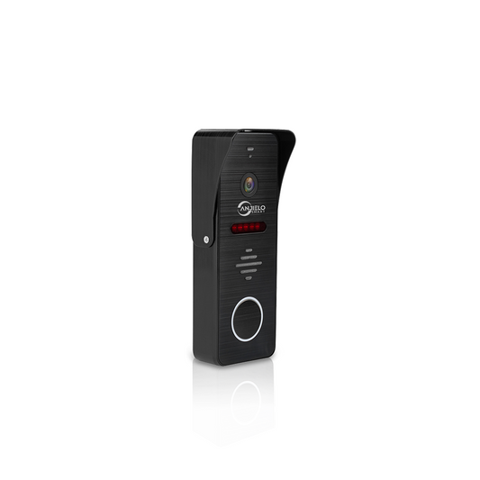 Anjielo 4-Wire Video Intercom System Wired Video Doorbell Single Doorbell With Motection Infrared Night Vision