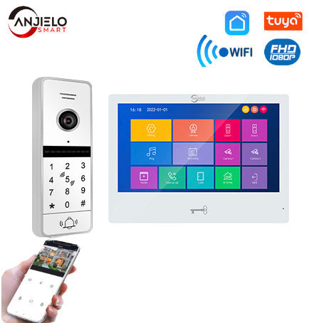TUYA Video Door Intercom System 10 Inch WiFi Monitor with 1080P Doorbell Support Smart Life Touch Screen Video Camera