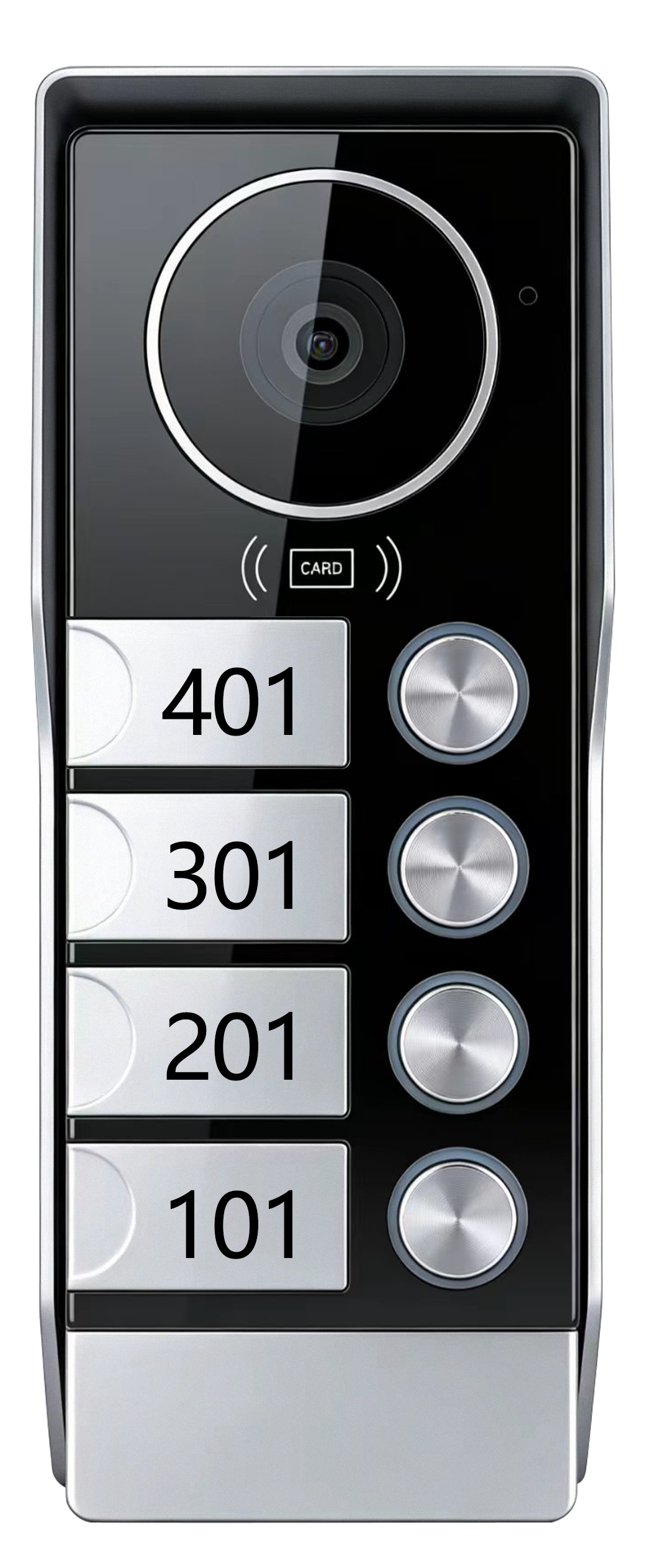 ANJIELO 2 Wire 1080P Video Intercom System with Wide Angle Waterproof IP65 Single Doorbell for Multi-apartment