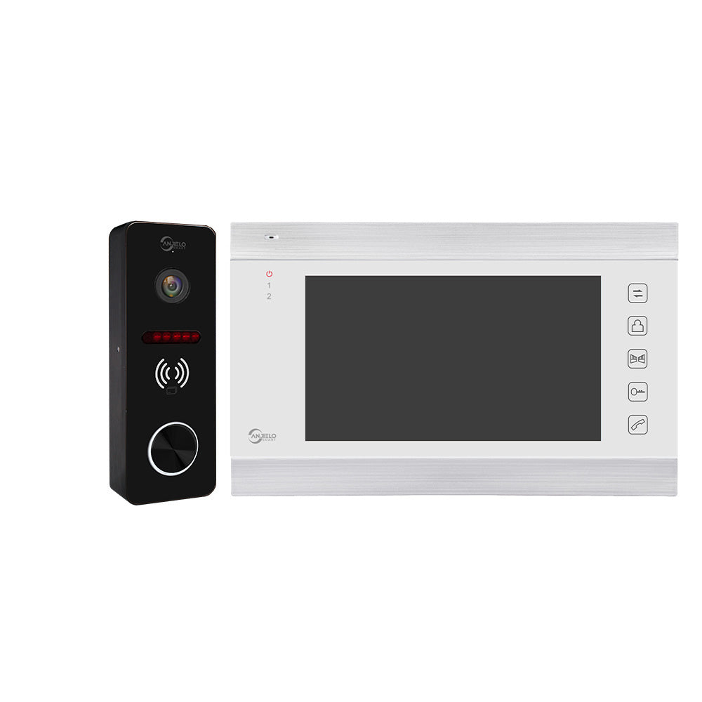 Anjielosmart 1080p 7 Inch Video Intercom Smart Home Security Protection Handsfree Smart Home Waterproof Doorbell Camera
