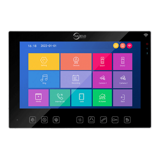 Anjielo Smart 1080P Tuya Smart 7inch Touch Button Model For Video Intercom