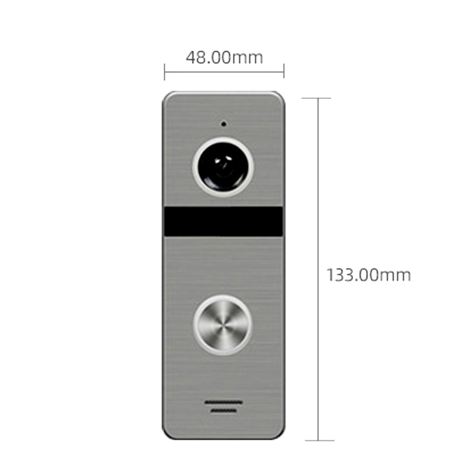 AnjieloSmart 7 inch Color Touch Button Screen Doorbell Night Vision Tuya Smart Remote View Home Security Video Intercom For Home Villa
