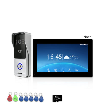 Two-Wire Video Intercom System with Tuya Smart App, 7"/10" Touch Screen, 1080P HD & IP65 Waterproof Doorbell