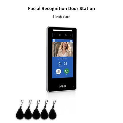 Anjielo IP Video Intercom System with AI Face Recognition, Tuya Smart WiFi, 5-in-1 Unlock, 1080P HD Night Vision & Multi-Story Villa Access Control for Apartment & Building Security