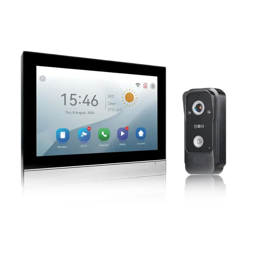 Tuya Smart Wifi Doorbell Video Intercom with CCTV Alarm System 1080P Video Door Entry Intercom with RFID Unlock