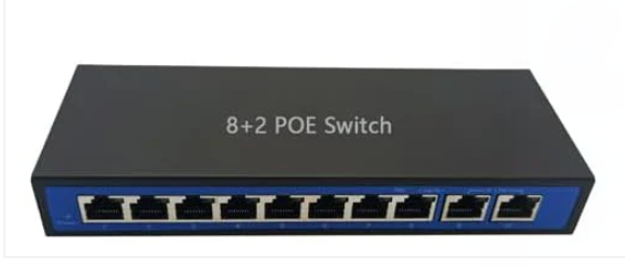 Universal POE Ethernet Switch IP Phone Home Router 4+2 Ports/8+2Ports RJ45 250M Wireless AP Enterprise Networking CCTV Security IP camera