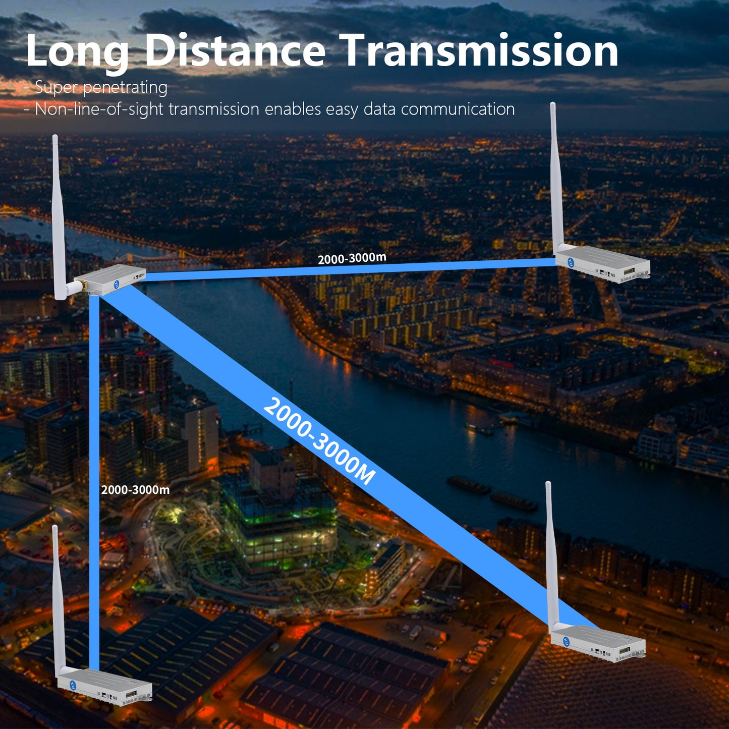 ANJIELO SMART 2024 New WIFI HALOW bridge enhanced versionLonger distance faster speed and stronger penetration