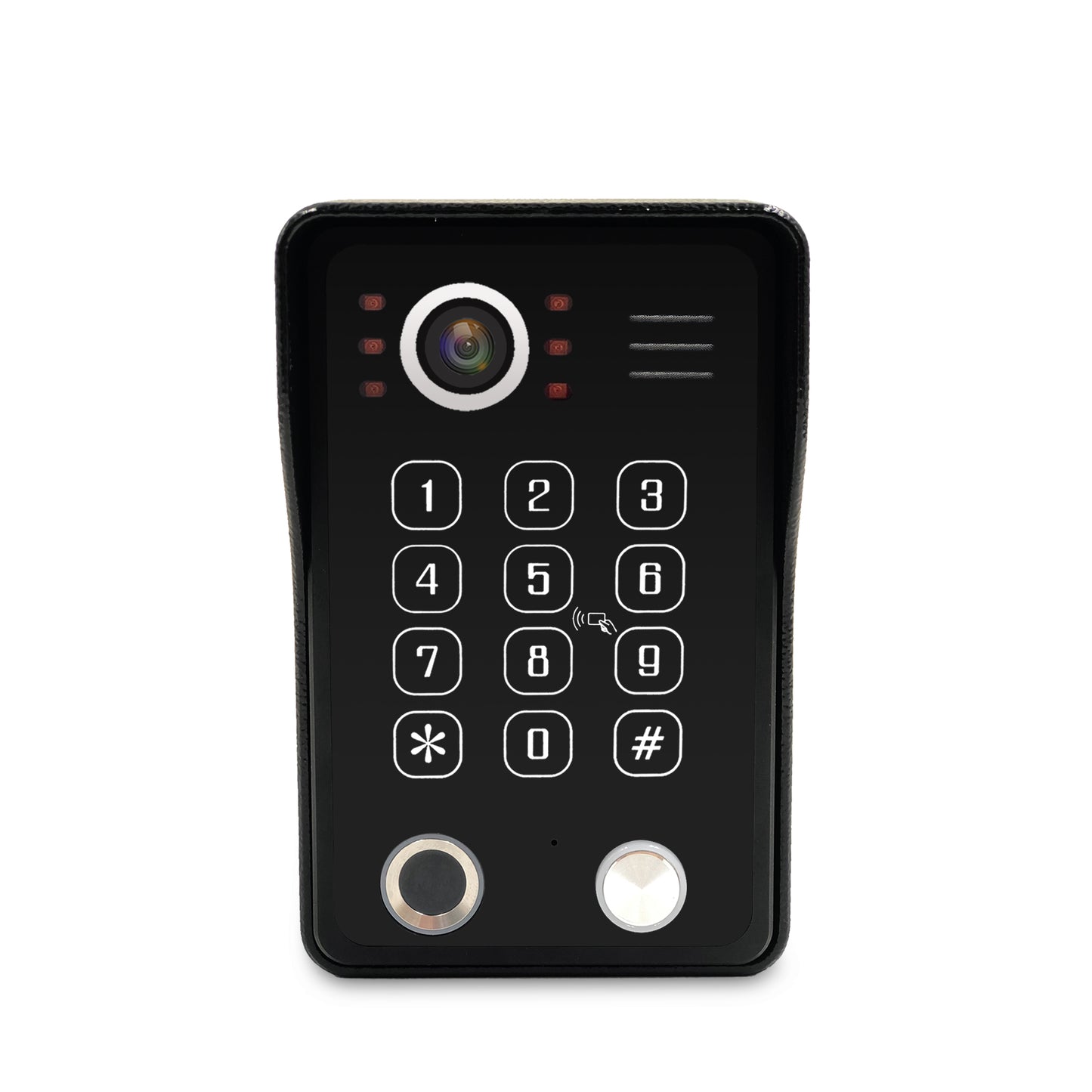 AnjieloSmart  Video DoorPhone DoorBell Waterproof Wide Angle Lens with RFID Card Passcode and fingerprint unlock