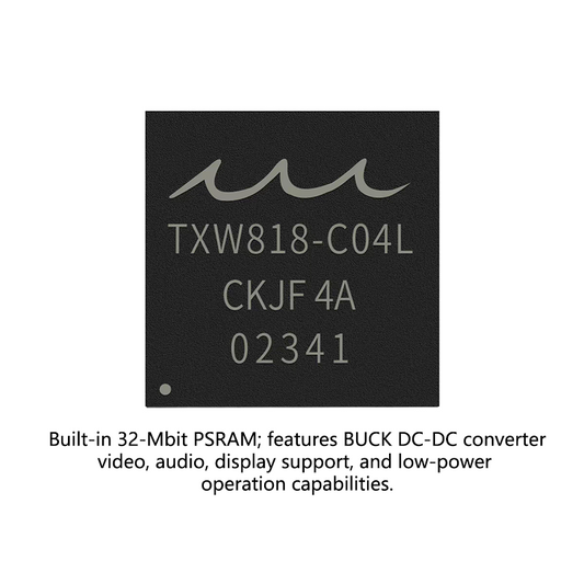 Anjielo  TXW81X: Bluetooth & Wi-Fi Audio/Video SoC (Wi-Fi Series) — Low Power
