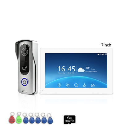 Anjielo 2-Wire Video Intercom System with Tuya Smart App, 7"/10" Touch Screen, 1080P HD & IP65 Waterproof Doorbell
