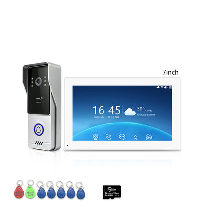 Two-Wire Video Intercom System with Tuya Smart App, 7"/10" Touch Screen, 1080P HD & IP65 Waterproof Doorbell