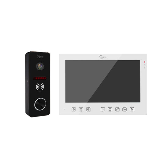 Anjielosmart Tuya 7 inch  Monitor VideoDoorbell Intercom System Access Control Camera Smart security device Apartment IC card unlocking