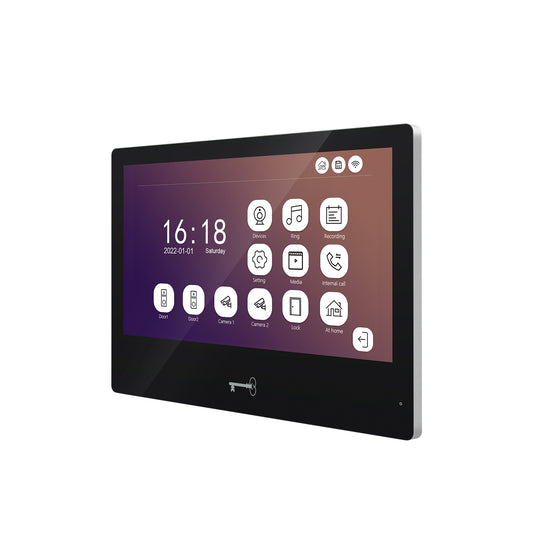 Anjielo Smart 10 inch Touch Screen Monitor with unlock button For Video Intercom
