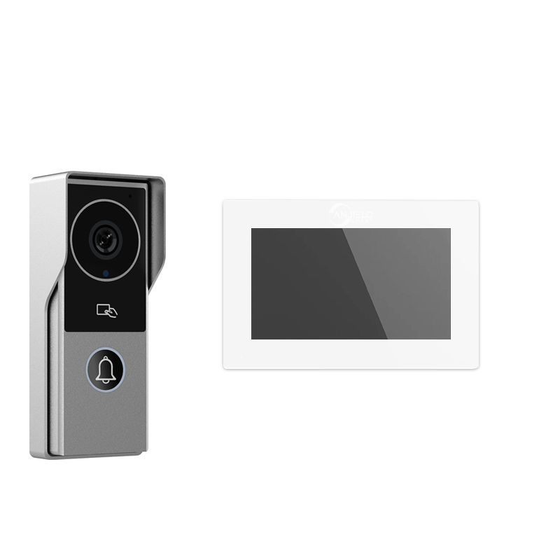 ANJIELOSMART  latest FHD1080P video intercom Doorphone Touch Screen with Wired Doorbell 1080P 140° interfone