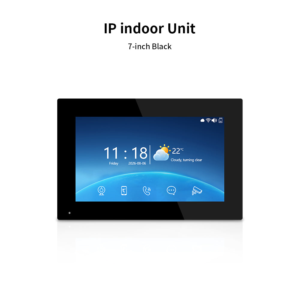 Anjielo IP Video Intercom System with AI Face Recognition, Tuya Smart WiFi, 5-in-1 Unlock, 1080P HD Night Vision & Multi-Story Villa Access Control for Apartment & Building Security