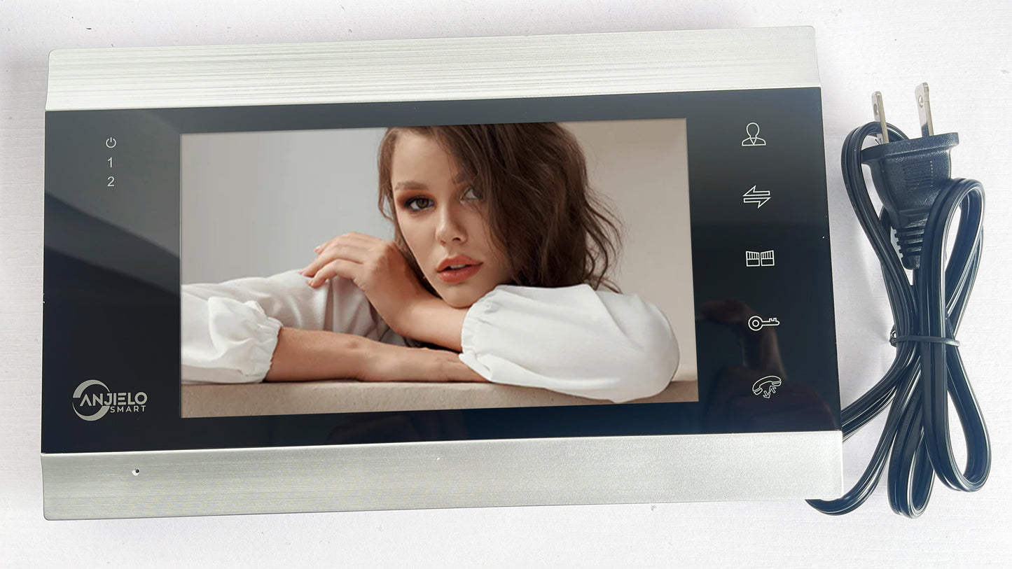 FHD1080P Tuya Smart 7 pouces écran avec sonnette grand Angle vidéo porte téléphone interphone système téléphone portable application télécommande 