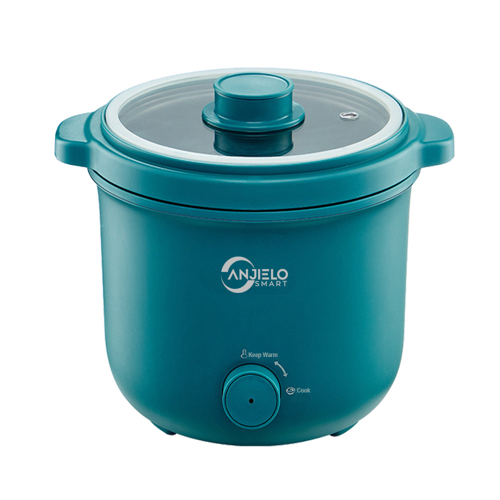 Small rice cooker with steamer non-stick coating removable rice