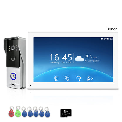 Two-Wire Video Intercom System with Tuya Smart App, 7"/10" Touch Screen, 1080P HD & IP65 Waterproof Doorbell