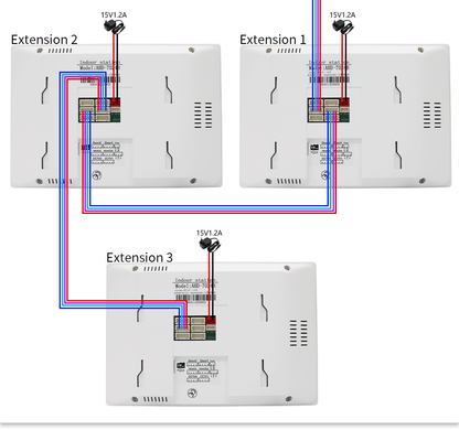Anjielo 7/10 Inch 1080P Smart WiFi Video Intercom System with Tuya App 3-in-1 Unlock Motion Detection Alarm for Home Apartment