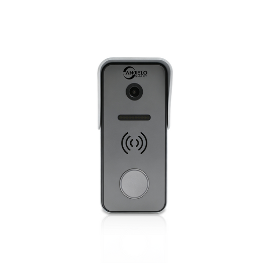 Anjielo 1080P Video Doorbell Intercom System Single Door Station Wired 4-Wire Home Security Intercom